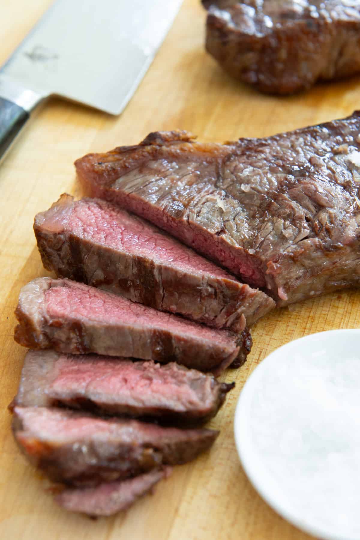New York Strip Steak 12oz. center cut.