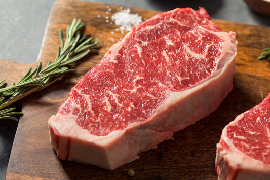 New York Strip Steak 12oz. center cut.