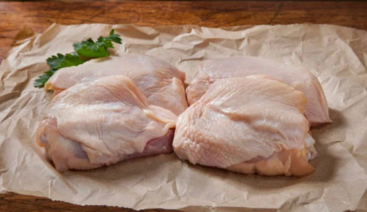 Chicken Thighs, Boneless Skin-on.  10lbs