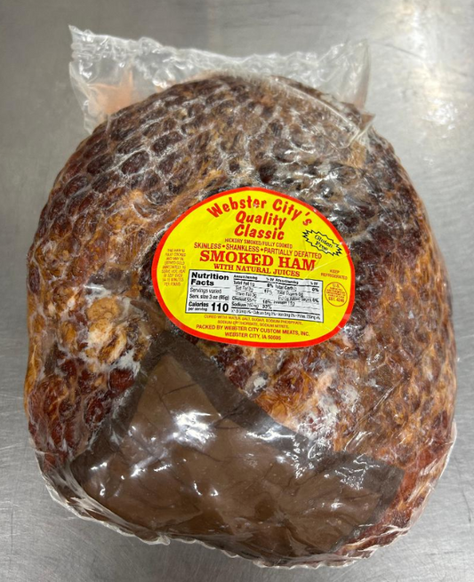Webster City, Bone-in, Whole Smoked Ham 14lbs.