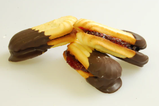 Raspberry Sandwich Cookies