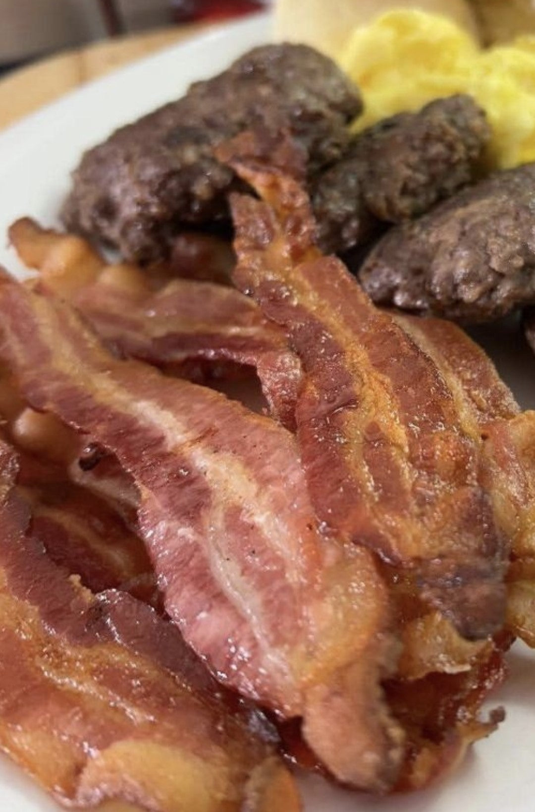 Breakfast Bundle! Double Applewood Smoked Bacon & Sausage Patties. Party Time!!